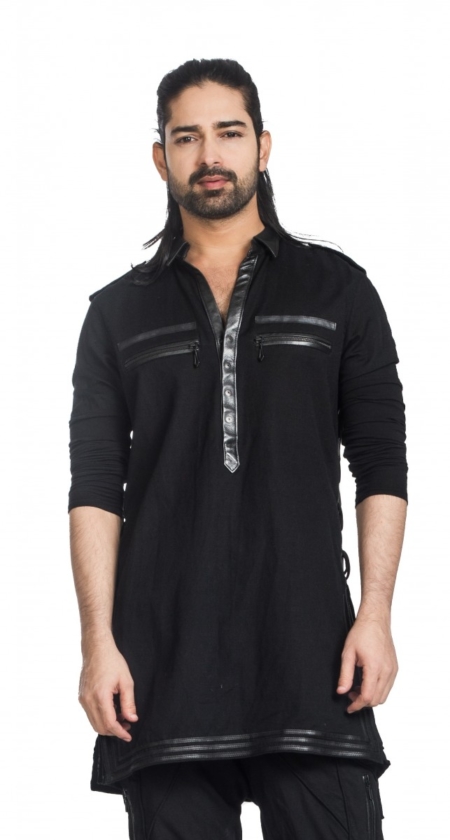 Cotton Linen Shirt Kurta