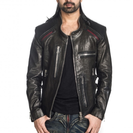 salman's style leather jacket