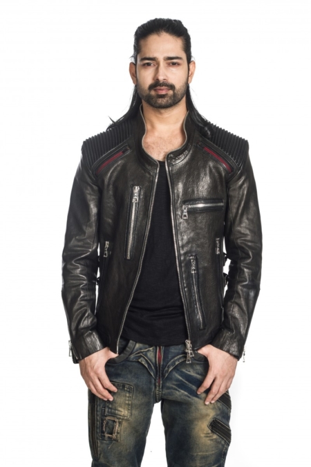 salman's style leather jacket