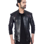 Slim Fit Black Designer Jacket