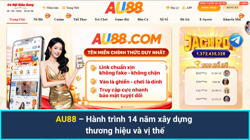 AU88 – Hành trình 14 năm xây dựng thương hiệu và vị thế